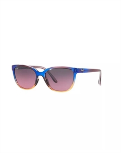 Женские поляризационные солнцезащитные очки, 758 HONI, синий Maui jim