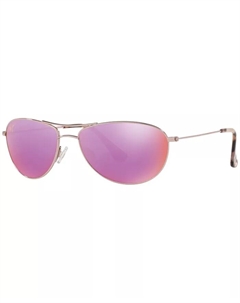 Солнцезащитные очки, 245 BABY BEACH 56, розовый Maui jim