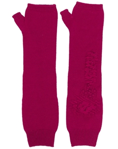 Кашемировые перчатки-митенки, розовый Barrie