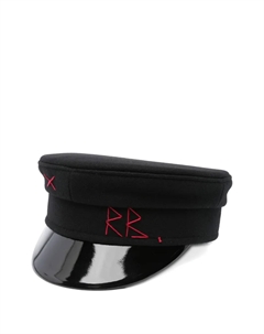 Берет с вышитым логотипом, черный Ruslan baginskiy