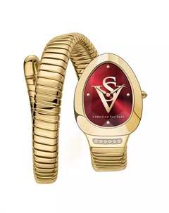 Женские часы Naga с красным циферблатом - CV0873, красный Christian van sant