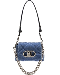 Маленькая стеганая сумка через плечо LaPuffy, синий Liu jo