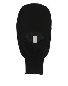 Кашемировая балаклава Skull, черный Rick owens