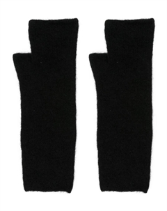 Перчатки-митенки, черный Isabel benenato