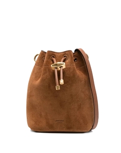 Мини-сумка Cinch с кулиской, коричневый Jimmy choo