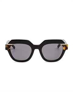 Солнцезащитные очки Ellison в шестиугольной оправе, черный Kaleos