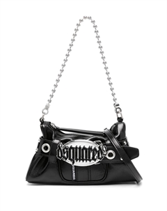 Клатч Gothic Belt, черный Dsquared2