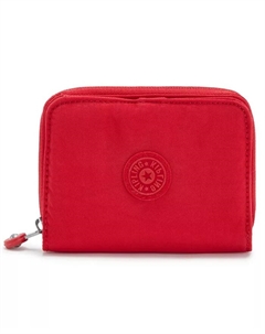 Кошелек Money Love из нейлона с защитой RFID, красный Kipling