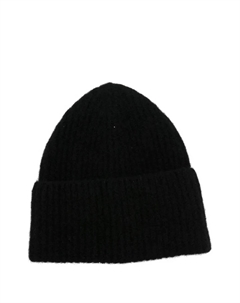 Шапка бини с подворотом, черный Isabel benenato