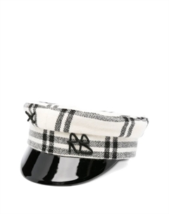 Берет в клетку, белый Ruslan baginskiy