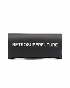 Солнцезащитные очки в квадратной оправе, черный Retrosuperfuture