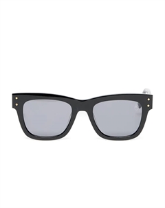 Солнцезащитные очки в квадратной оправе, черный A bathing ape®