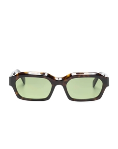 Солнцезащитные очки Boletus в геометричной оправе, коричневый Retrosuperfuture