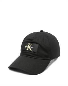 Бейсболка с нашивкой-логотипом, черный Calvin klein