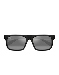 Солнцезащитные очки Opio в квадратной оправе, черный Maui jim