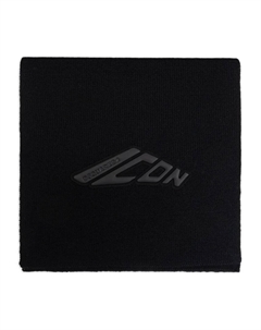 Шерстяной шарф, черный Dsquared2