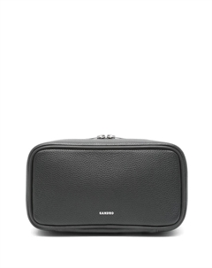 Несессер из зернистой кожи, серый Sandro