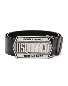 Ремень с логотипом, черный Dsquared2