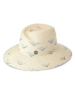 Соломенная шляпа-федора Virginie, нейтральный Maison michel