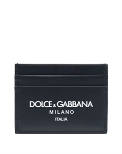 Картхолдер с логотипом, синий Dolce&gabbana