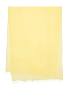 Шарф с бахромой, желтый Aspesi kids