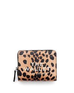 Кошелек The Cheetah Leather Mini, черный Marc jacobs