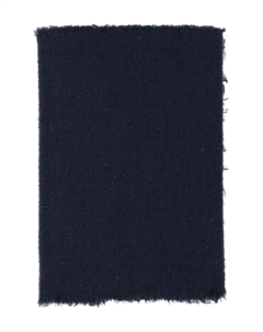 Шарф с бахромой, синий Faliero sarti