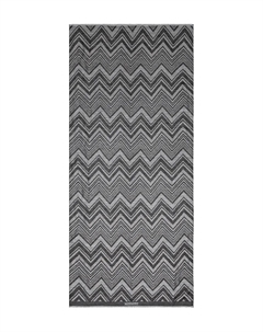 Шарф с узором зигзаг, черный Missoni