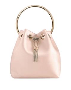 Сумка-ведро Bon Bon с круглой ручкой, розовый Jimmy choo