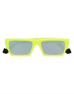 Солнцезащитные очки в квадратной оправе, желтый Msgm