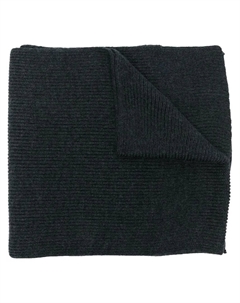 Шарф в рубчик с вышитым логотипом, серый Polo ralph lauren