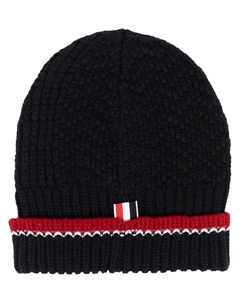 Вязаная шапка бини, синий Thom browne