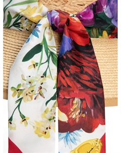 Шляпа из рафии, нейтральный Dolce&gabbana