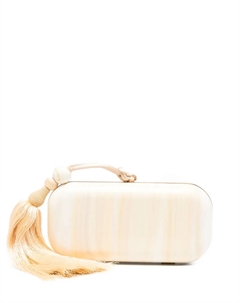 Маленький клатч Yasmin с кисточками, нейтральный Cult gaia