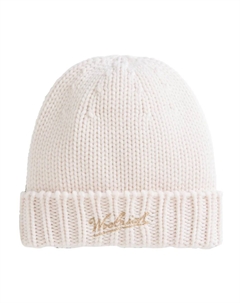 Шапка бини с вышитым логотипом, нейтральный Woolrich kids