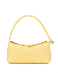 Фактурная сумка на плечо Le Roseau, желтый Longchamp