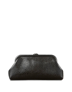 Клатч Skylar со змеиным принтом, черный Jimmy choo