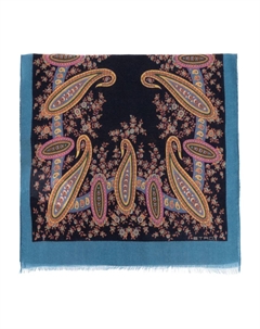 Шарф с узором пейсли, черный Etro