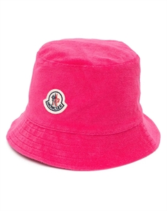 Двусторонняя панама с нашивкой-логотипом, розовый Moncler