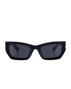 Солнцезащитные очки в оправе 'кошачий глаз', черный Miu miu