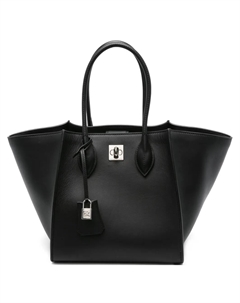 Сумка-тоут Maggie с поворотным замком, черный Ermanno scervino