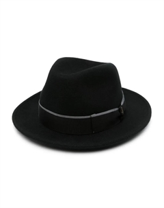 Фетровая шляпа-федора, черный Borsalino