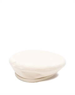 Плоский кожаный берет, нейтральный Rowen rose