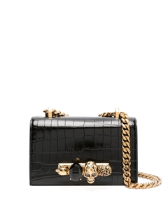 Сумка через плечо The Jewelled, черный Alexander mcqueen