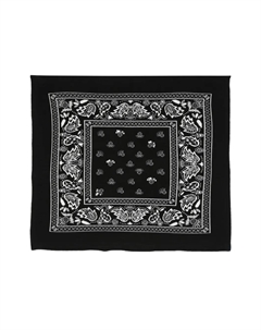 Платок с принтом, черный Barrie