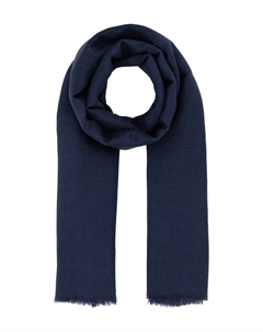 Шарф с бахромой, синий Weekend max mara