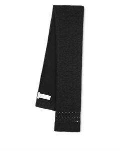 Шарф с логотипом, черный Michael kors kids