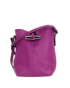 Кожаная сумка через плечо Roseau, фиолетовый Longchamp