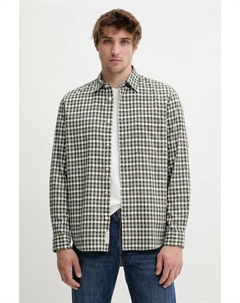 Хлопковая рубашка, зеленый Marc o'polo