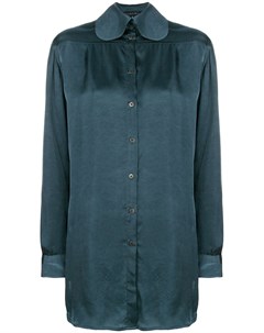 Miaoran приталенная рубашка с длинными рукавами 2 синий Miaoran